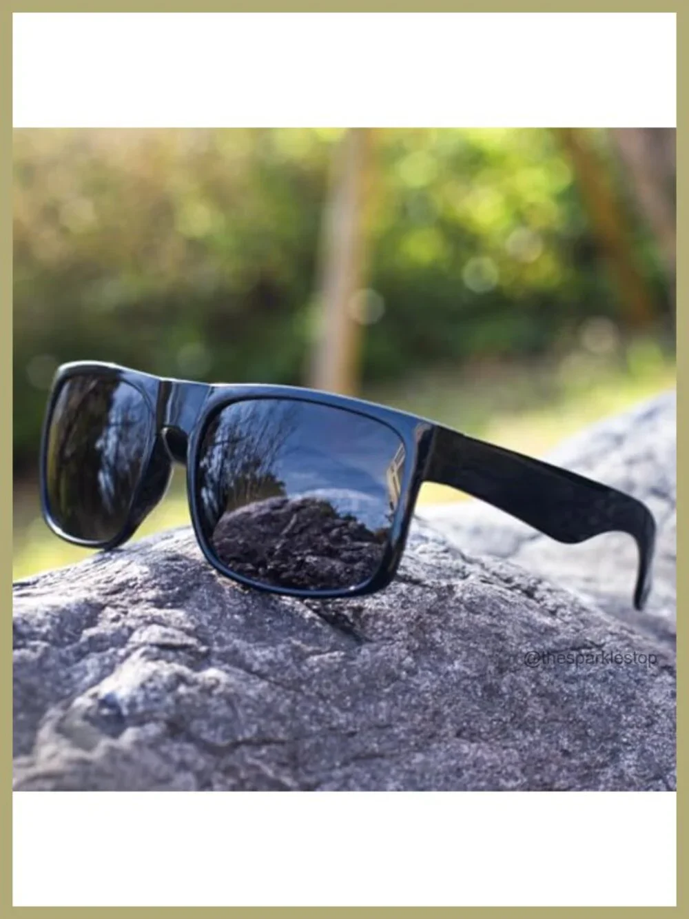 Extra Large Square Sunglasses for Men, TR90 Frame, UV400 Protection